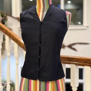 Vest, Ann Taylor, XS, dark blue
